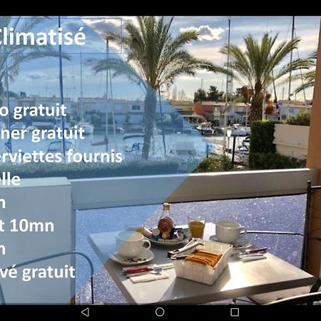 Cap Capistol Studio Le Cap D'Agde Vue Port Exterior photo